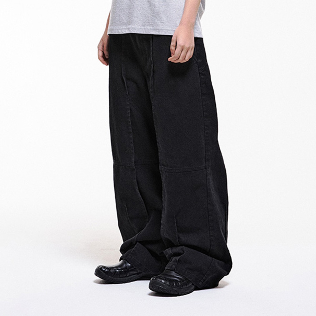 TCM stitch pants (black) (6/14 예약배송)