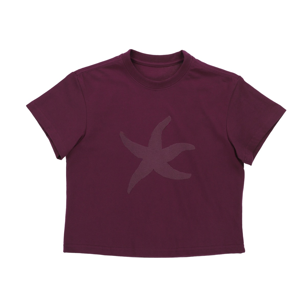 TCM starfish logo crop T (magenta)