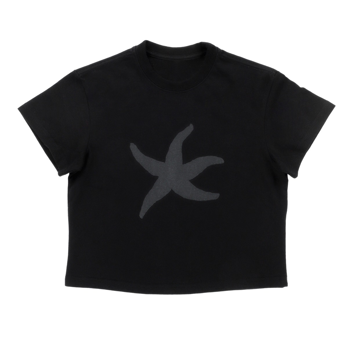 TCM starfish logo crop T (black)
